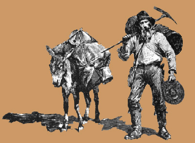 Old Willie and Maggie in search of gold.